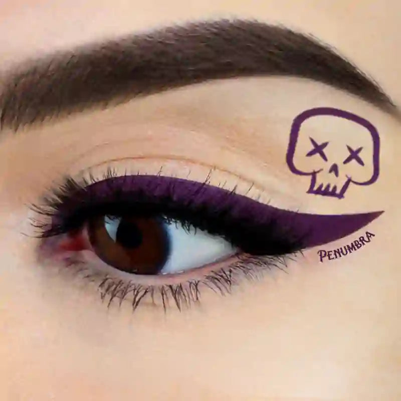 Delineador waterproof morado | plumón Penumbra