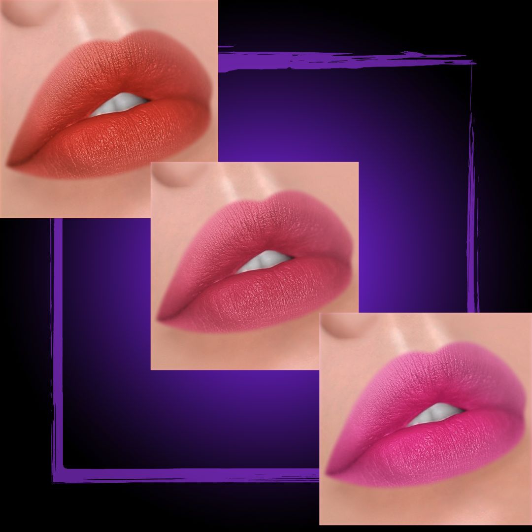 Tintas de labios rojas 3 piezas | Bloody