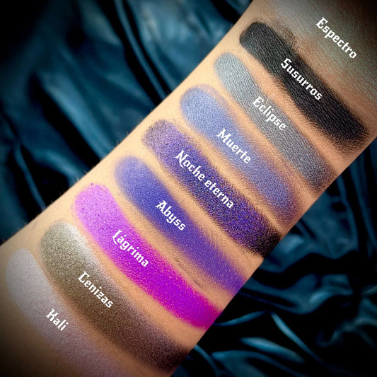 MICTLANTE | Paleta de sombras | 9 tonos oscuros