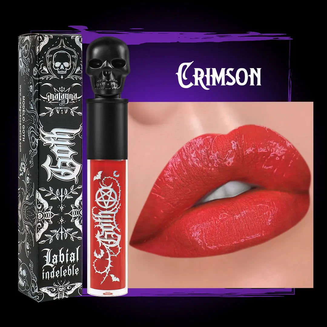 Labial Goth Gloss Crimson
