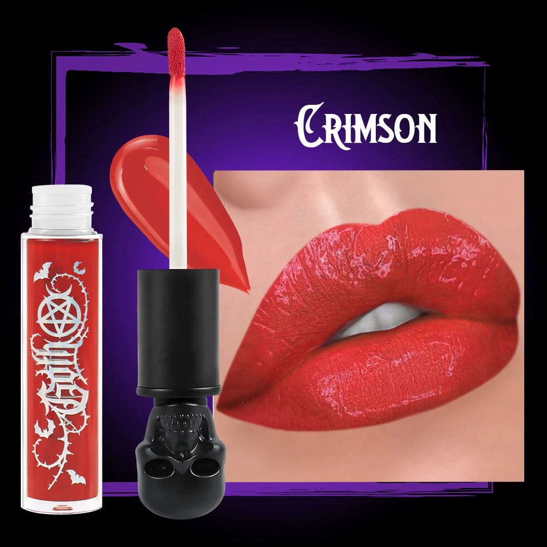 Labial Goth Gloss Crimson