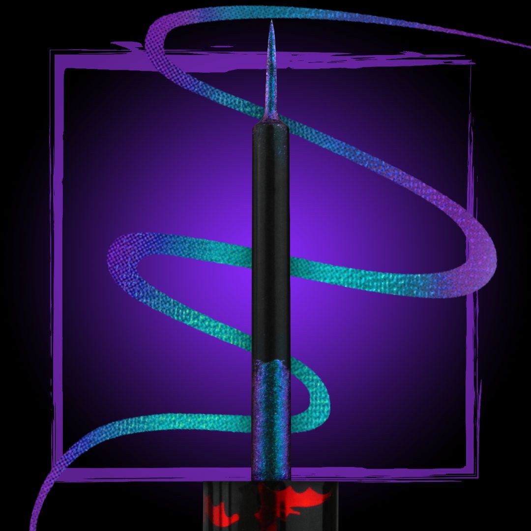 Delineador multicromático azul cyan morado metálico | Spectra