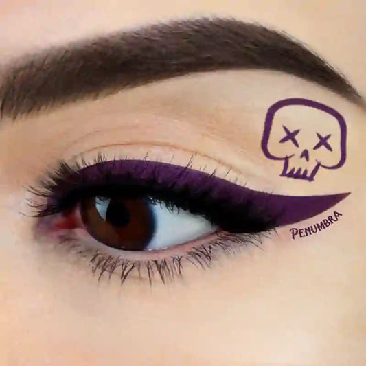 Delineador waterproof morado | plumón Penumbra