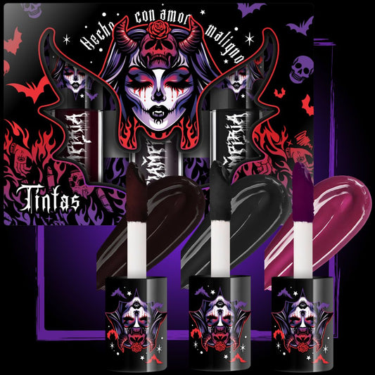 Tintas de labios oscuras 3 piezas | Darkness