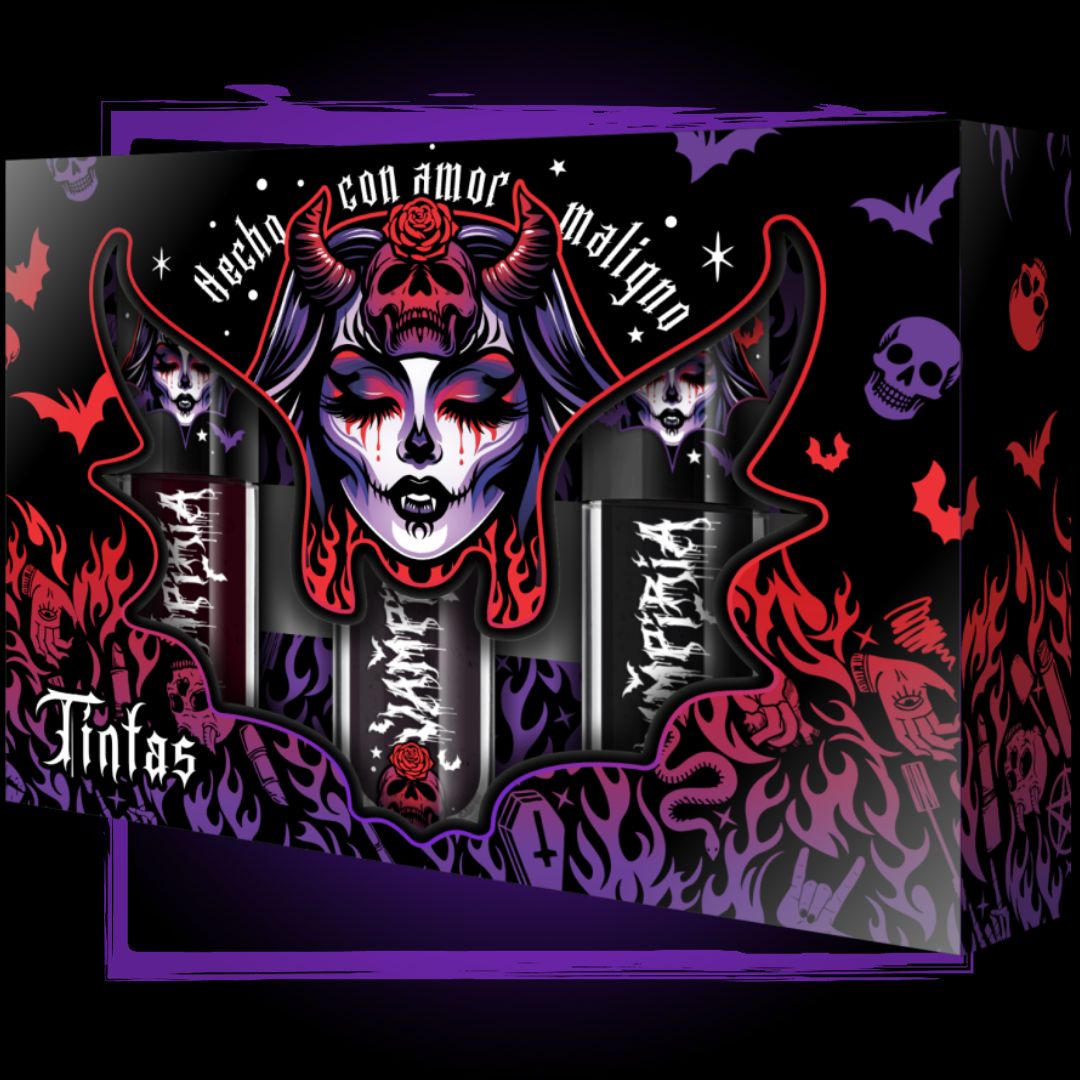 Tintas de labios oscuras 3 piezas | Darkness