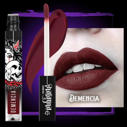 Labial indeleble rojo vino mate | Demencia