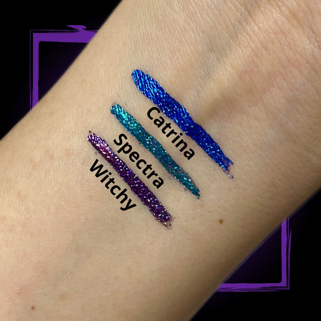 Delineador multicromático azul cyan morado metálico | Spectra