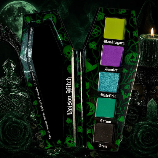 POISON WITCH - Paleta de sombras - 5 tonos